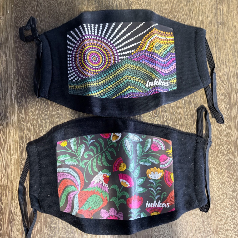 Inkkas LIMITED EDITION Face Mask Set NWT